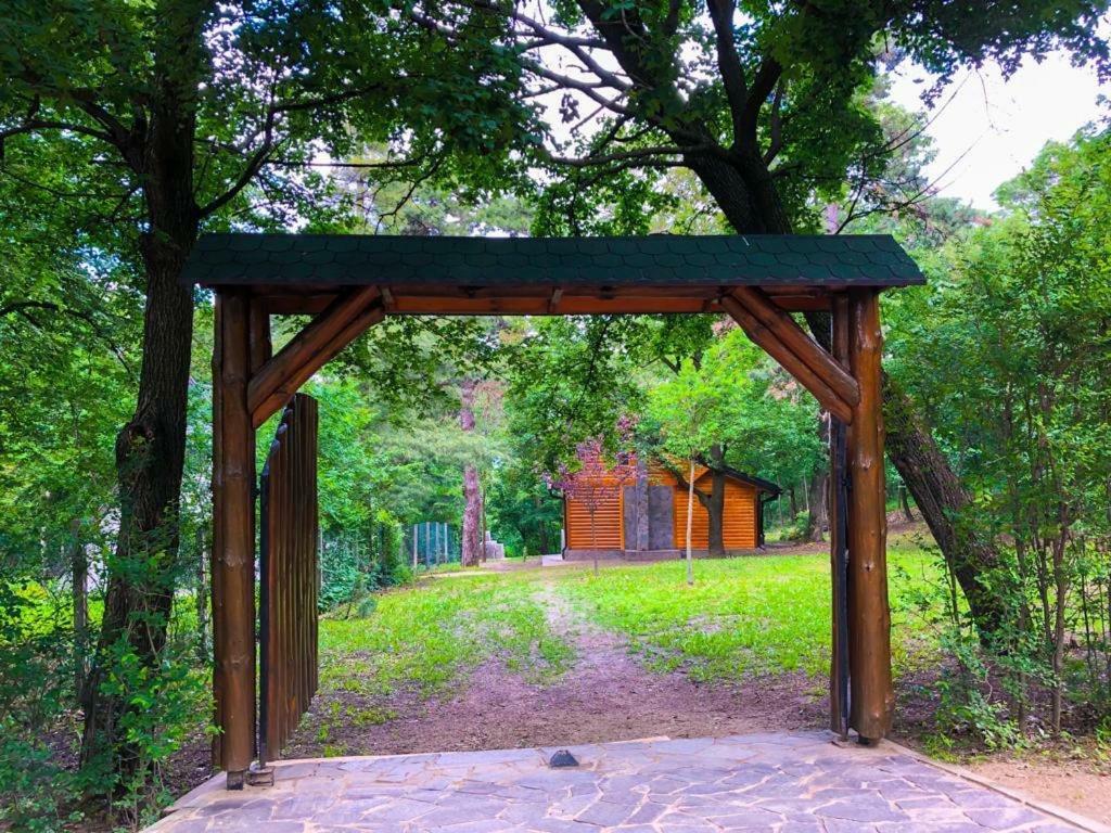 Brvnara Vrsac Villa Bagian luar foto
